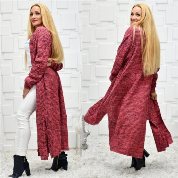 Cardigan Long Sleeve Knitted Sweater Cardi… - Picture 9 of 9